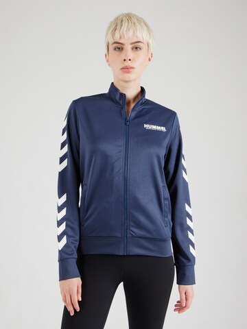 Veste de survêtement 'Legacy' Hummel en bleu : devant
