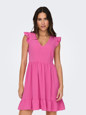 ONLY Sukienka 'METTE' w kolorze różowy: przód