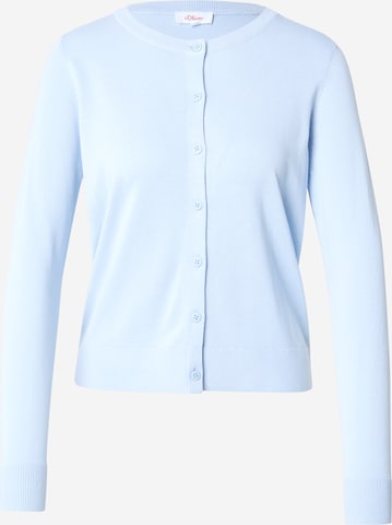 s.Oliver Strickjacke in Blau: Vorderseite