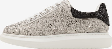 STEVE MADDEN Sneaker low 'Icebox' i sølv: forside