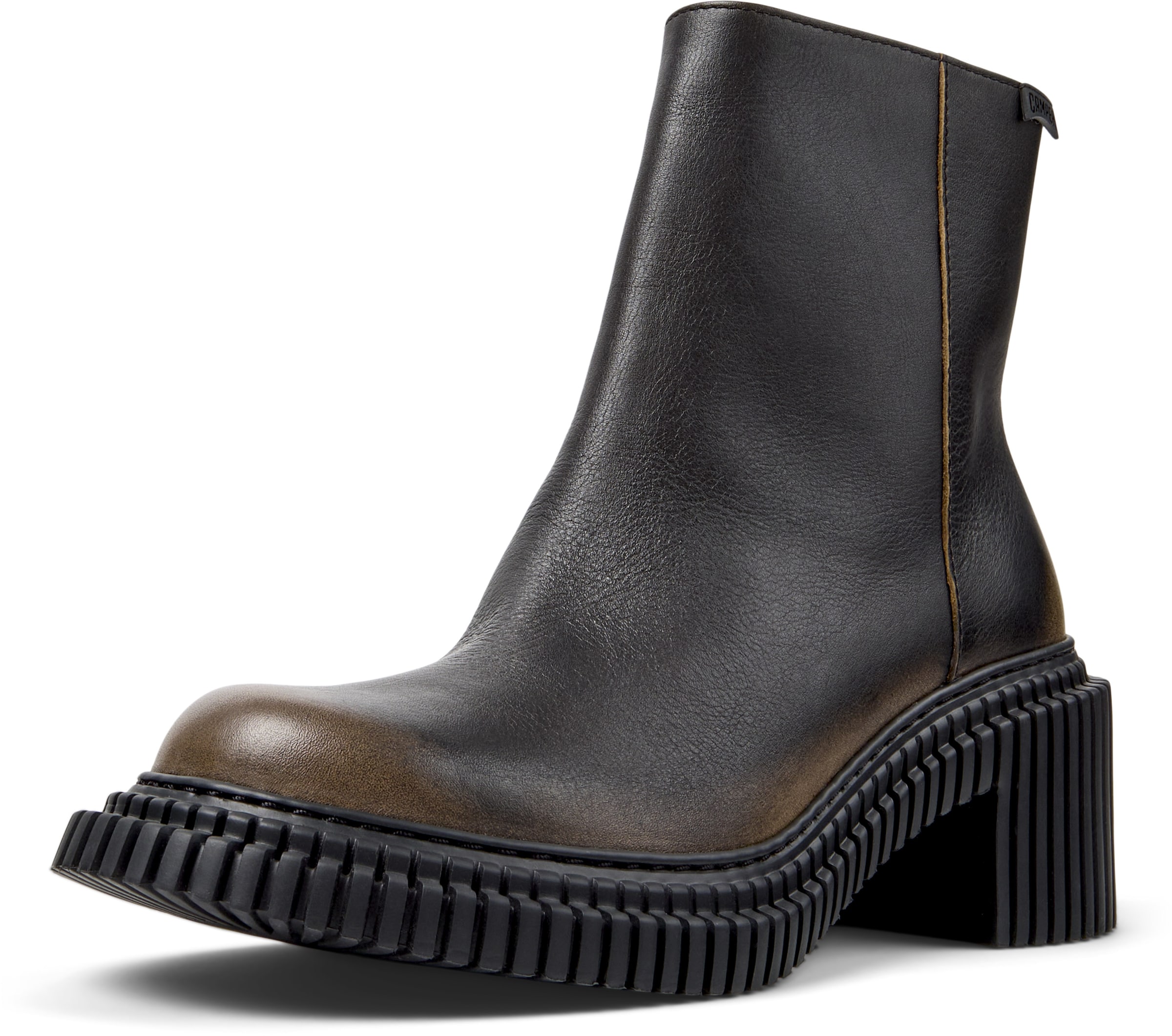 Bottines 'Pix London' CAMPER en noir : devant