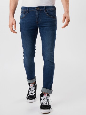 TOM TAILOR DENIM Skinny Džíny 'Culver' – modrá: přední strana