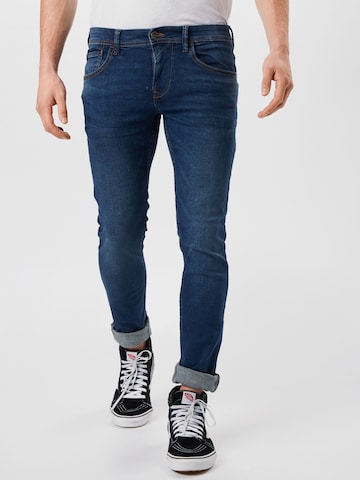 TOM TAILOR DENIM Skinny Fit Дънки 'Culver' в синьо: отпред