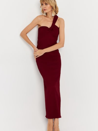 Rochie pe 36 Cool & Sexy pe roșu burgundy, Vizualizare produs