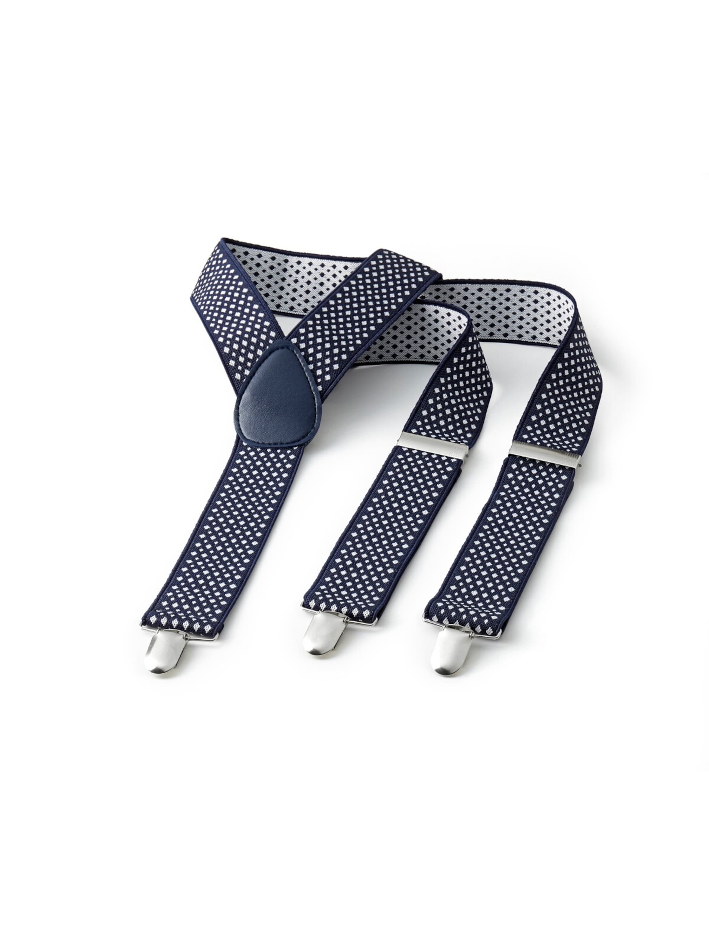 BABISTA Suspenders 'Giobbe' in Blue: front