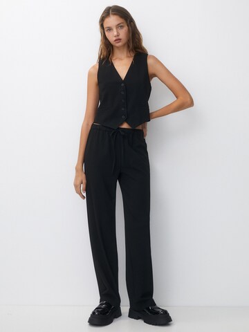 Loosefit Pantalon Pull&Bear en noir