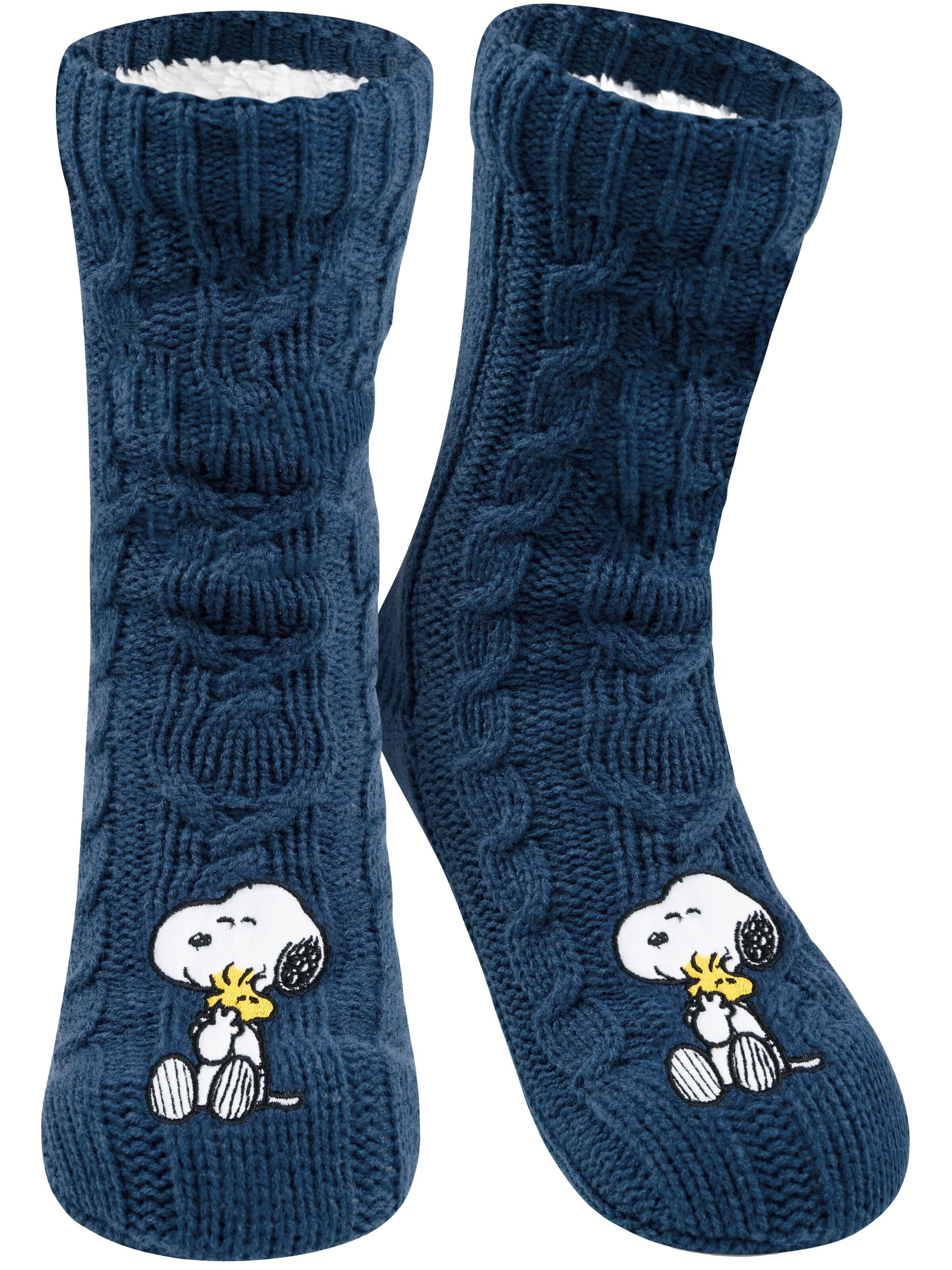 Snoopy & Die Peanuts Socks in Blue: front