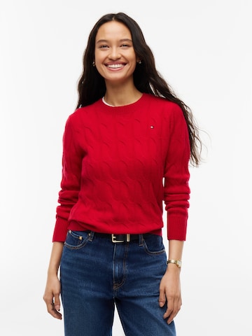TOMMY HILFIGER Sweater in Red: front