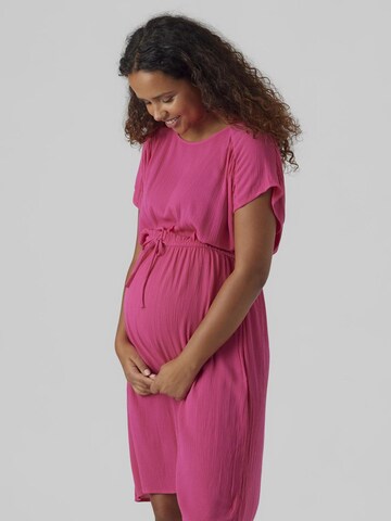 Vero Moda Maternity Kjole 'VMMMENNY' i pink: forside