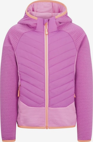 TROLLKIDS Fleece Jacket in Pink: front