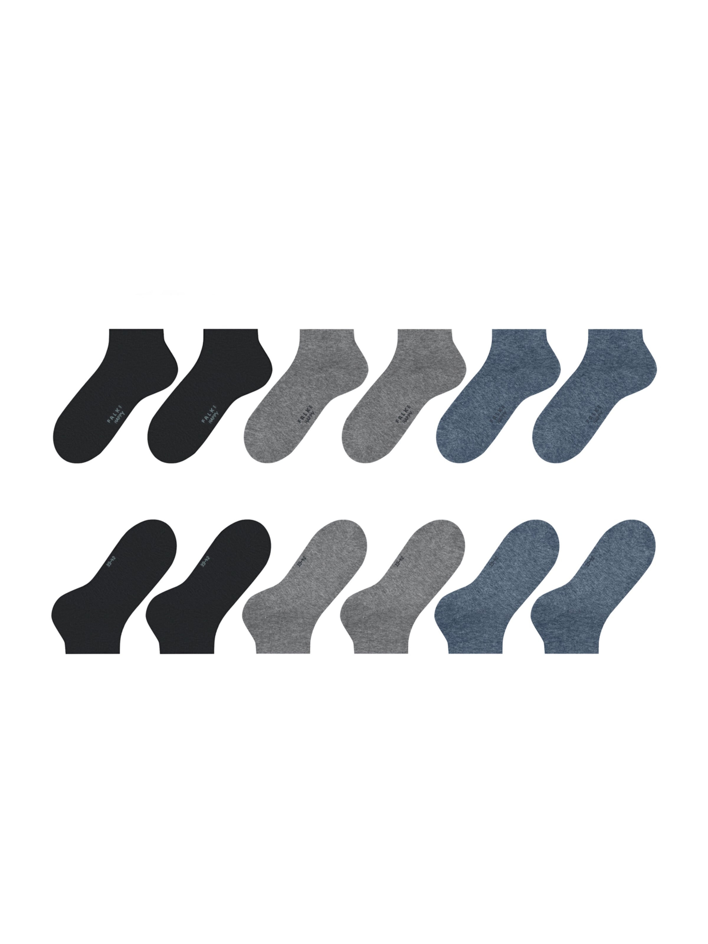 Chaussettes 'Happy' FALKE en bleu