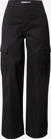 LEVI'S ® - Loosefit Pantalón vaquero cargo en negro: frente