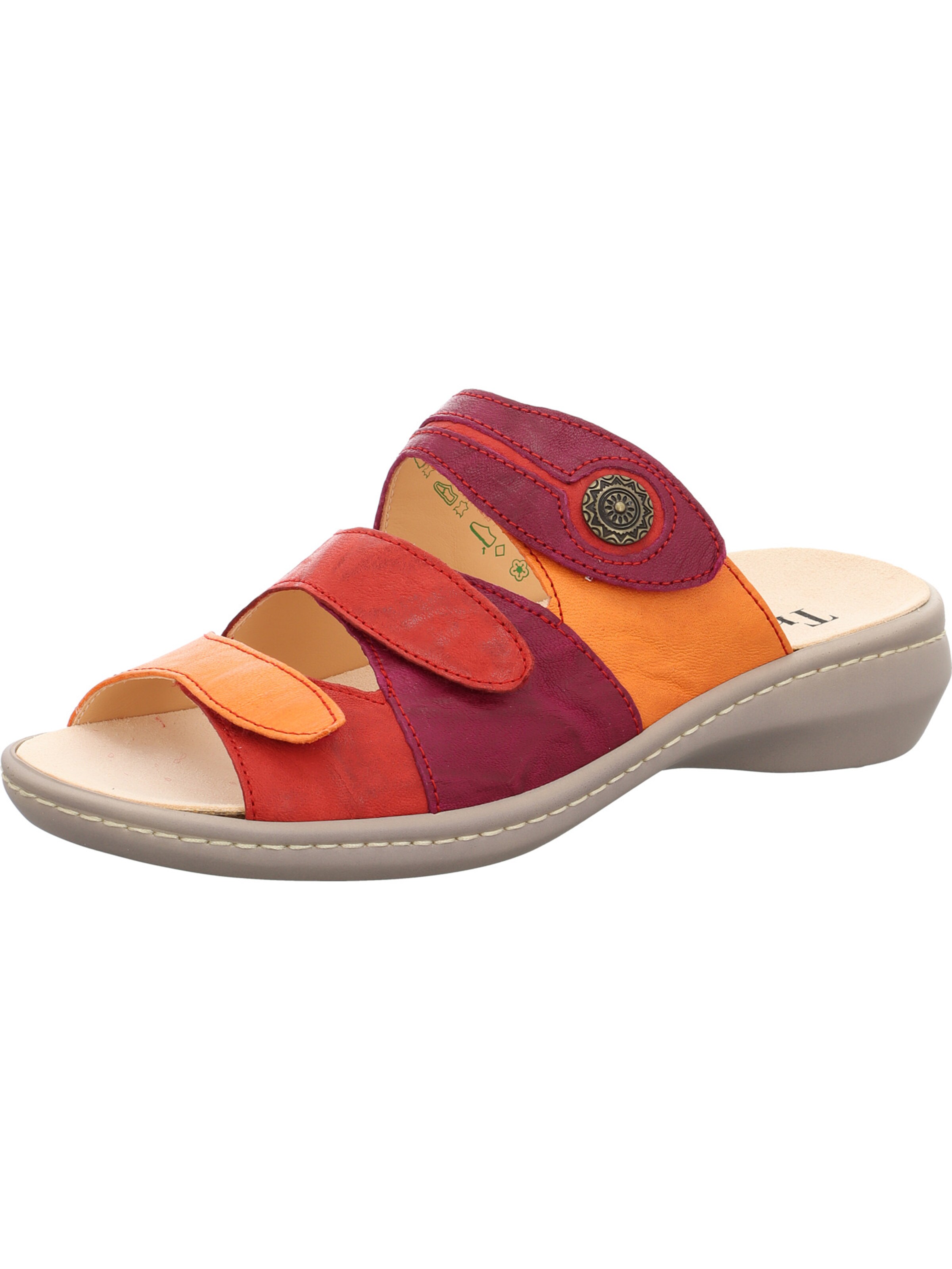 THINK! Mules 'Camilla' in Red: front