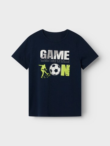 NAME IT Schlafanzug 'Game on football' in Blau