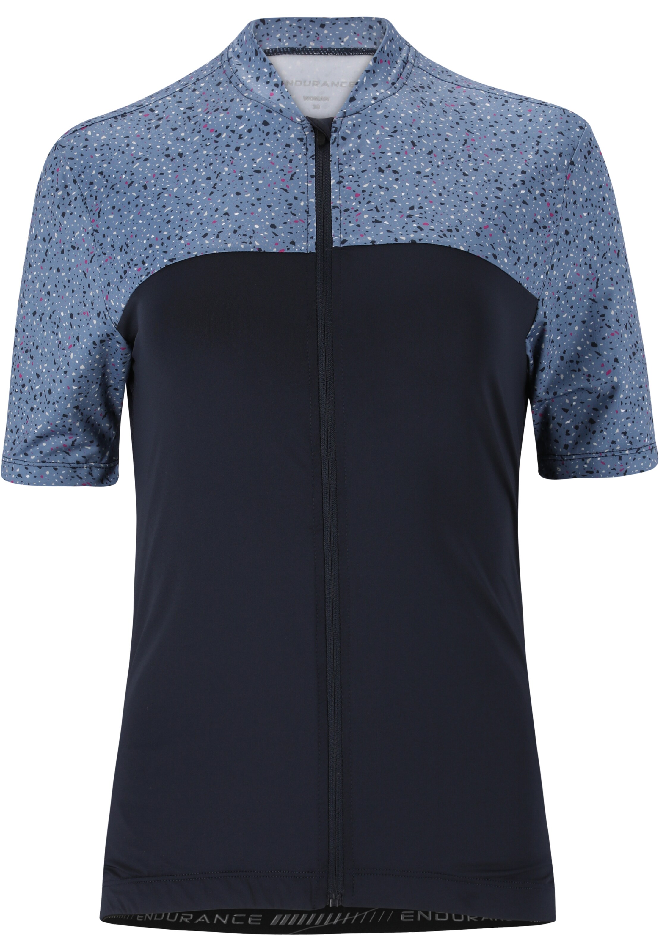 ENDURANCE Fahrradshirt 'Mangrove' in Blau: Vorderseite