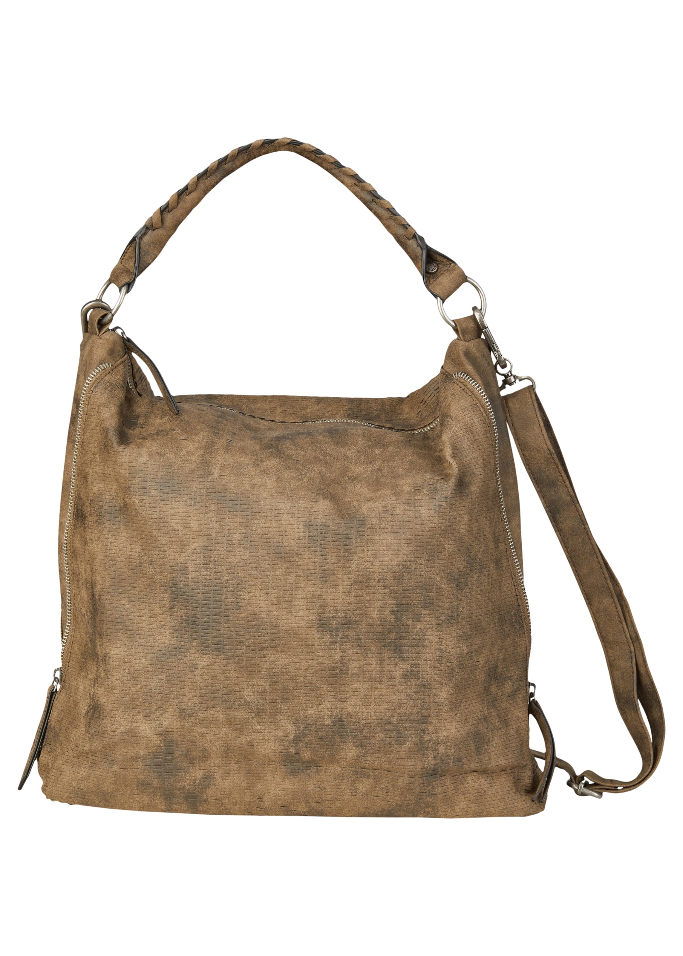 Sac bandoulière 'Even' Curuba en marron : devant