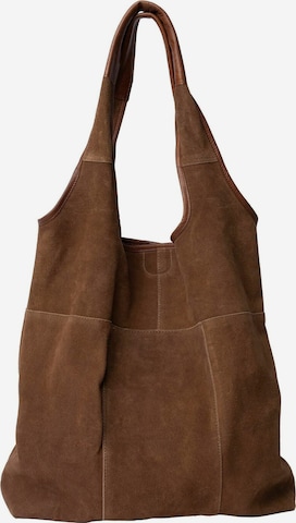 RE:DESIGNED Shopper ' Lyra ' in Bruin: voorkant