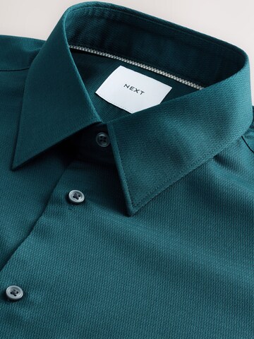 Next - Ajuste estrecho Camisa en verde