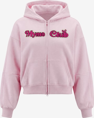 MYMO - Casaco em moletão em rosa: frente