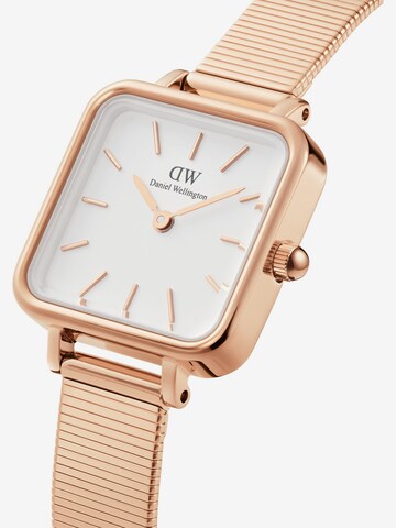 Daniel Wellington Analoguhr 'Quadro Studio RG White' in Gold