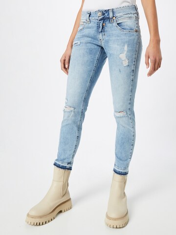 Herrlicher Skinny Jeans 'Touch' in Blauw: voorkant