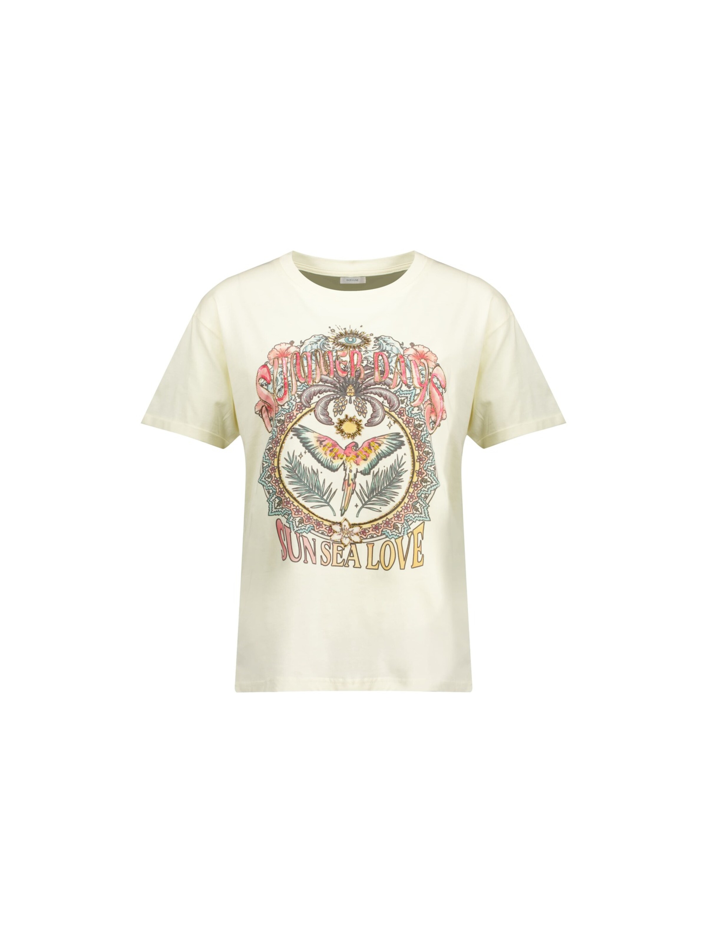 T-shirt 'Summdays' Deeluxe en blanc : devant