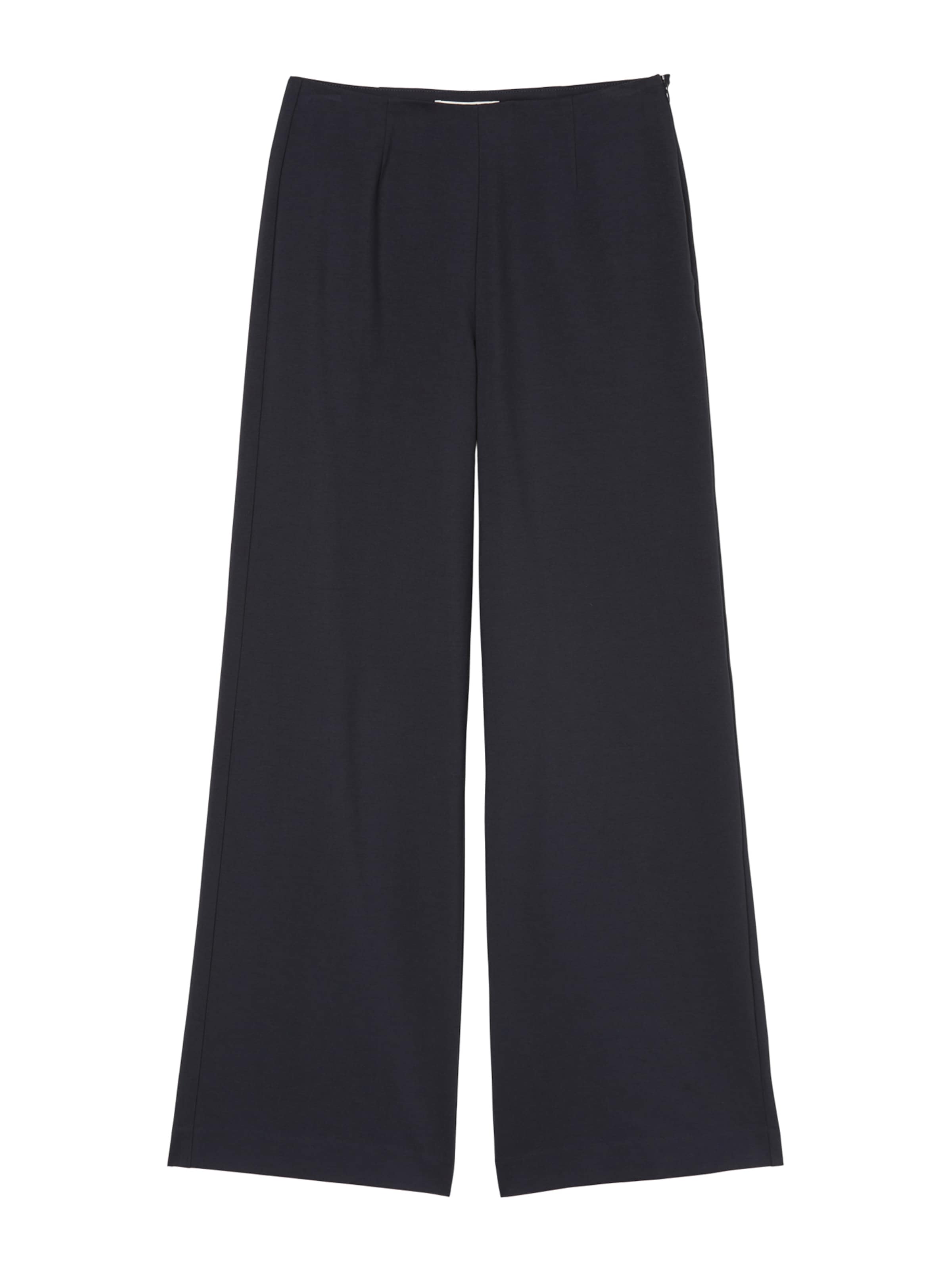 Marc O'Polo Wide Leg Hose in Blau: Vorderseite