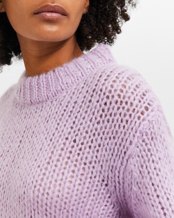 SELECTED FEMME Sweater 'Suanne' in Purple