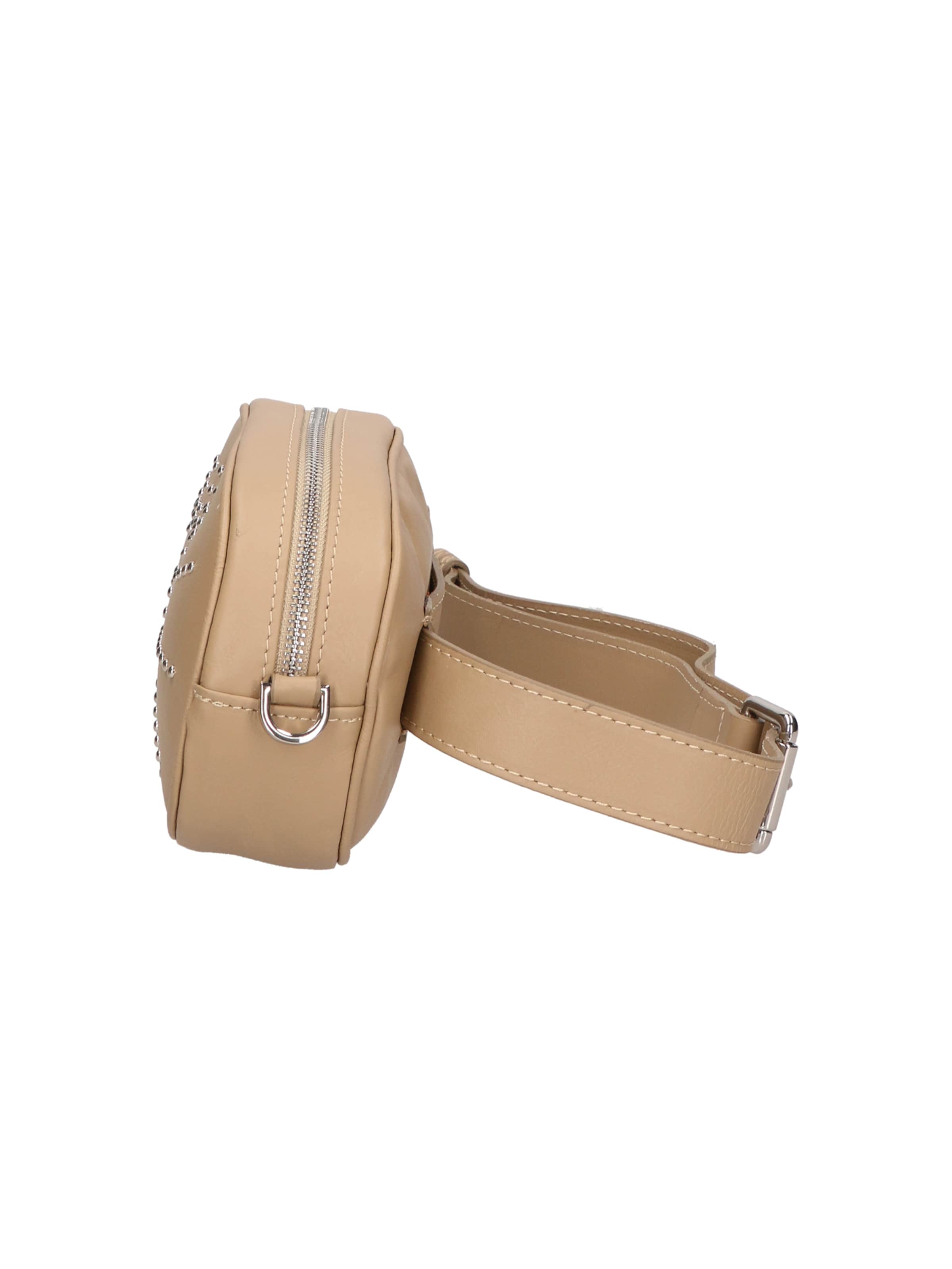 Marsupio 'Marsupio Donna Pelle Sauvage Borchie Elysa - Made in Italy' di Gave Lux in grigio