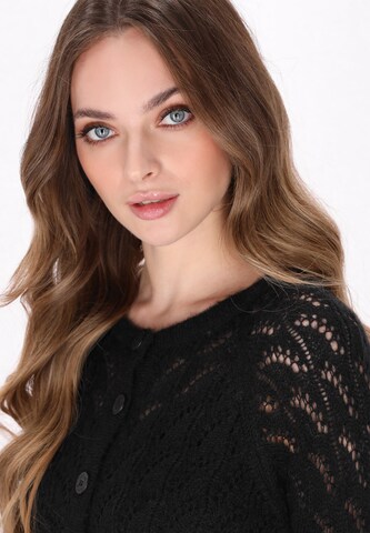 DreiMaster Vintage Knit cardigan in Black