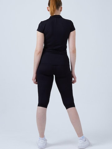 SPORTKIND - Camiseta funcional 'Poloshirt' en negro