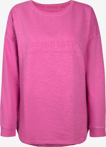 LIEBLINGSSTÜCK Sweatshirt 'Caron' in Pink: front