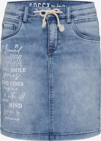 Soccx Skirt in Blue: front