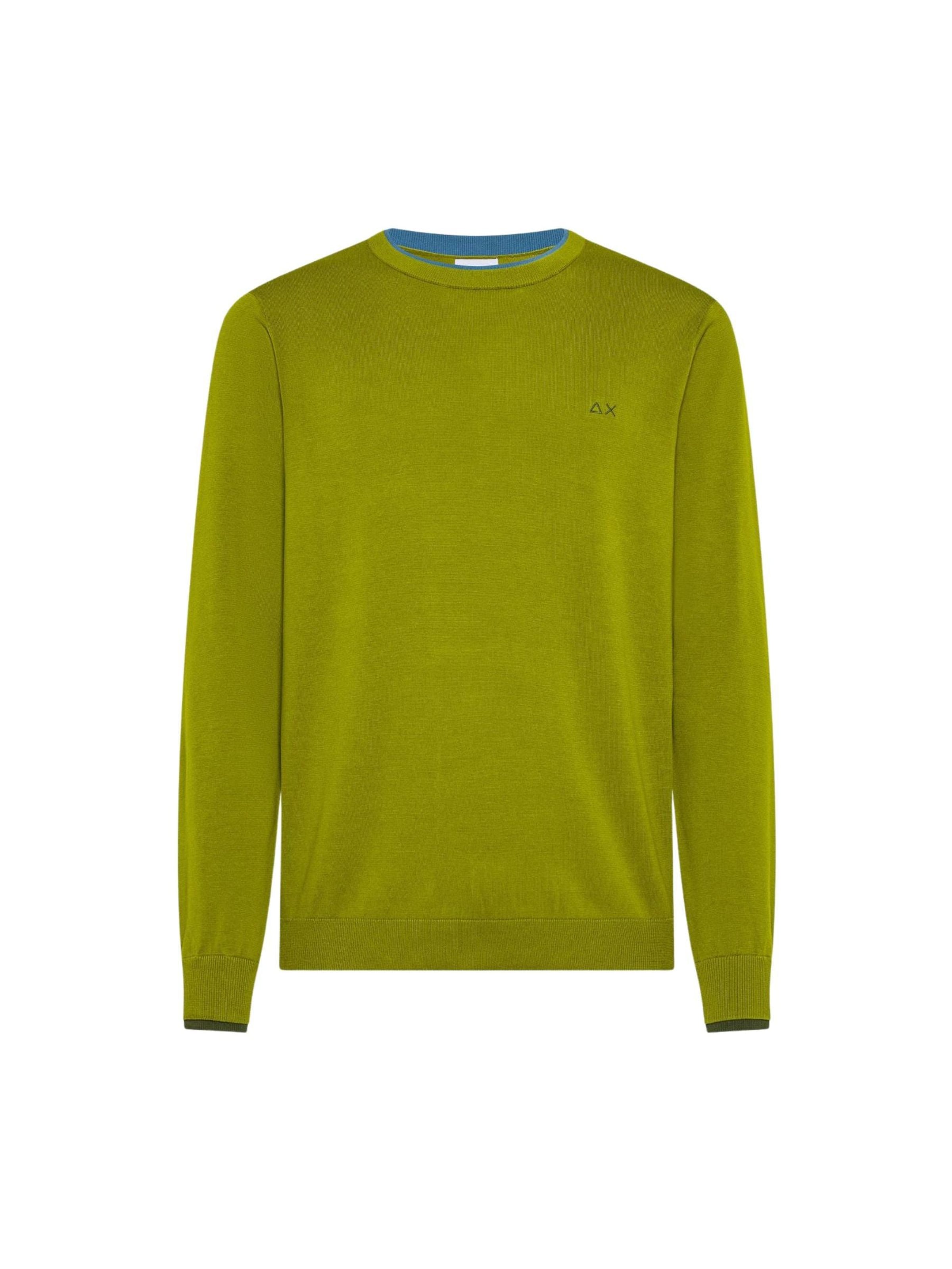 Pull-over SUN68 en vert : devant