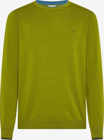 Pull-over SUN68 en vert : devant