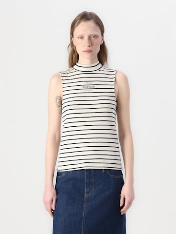TOMMY HILFIGER - Top en blanco: frente
