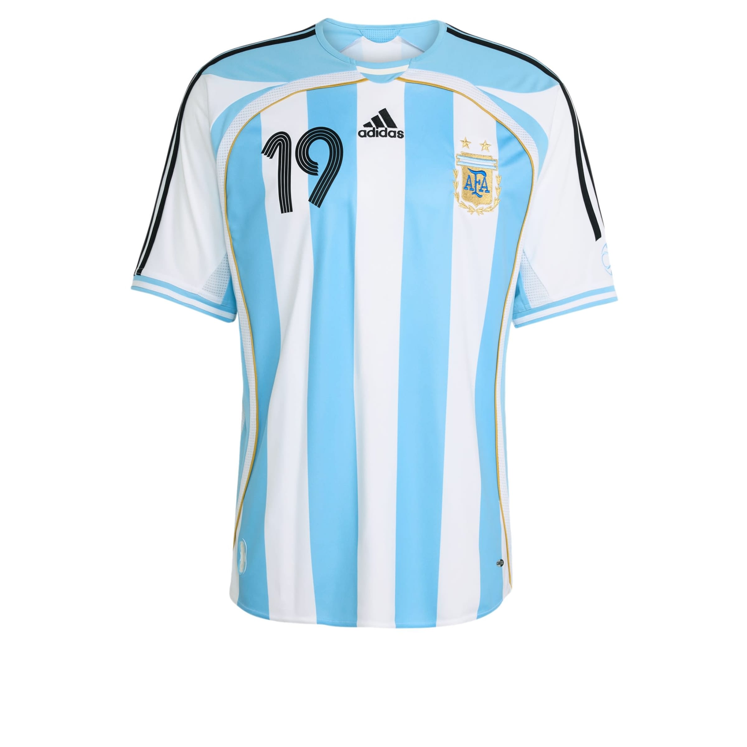 ADIDAS PERFORMANCE - Camiseta funcional 'Argentinien 2006 Messi' en blanco: frente