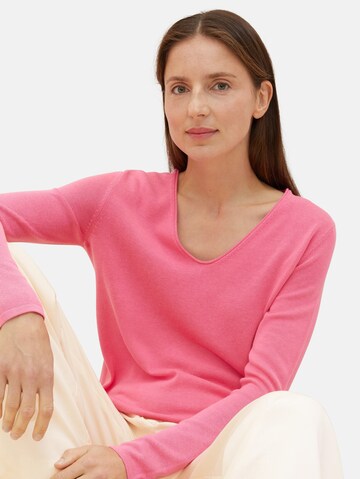 TOM TAILOR Sweater in Pink