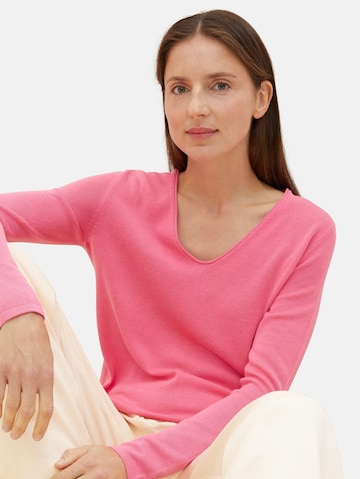 TOM TAILOR Pullover i pink