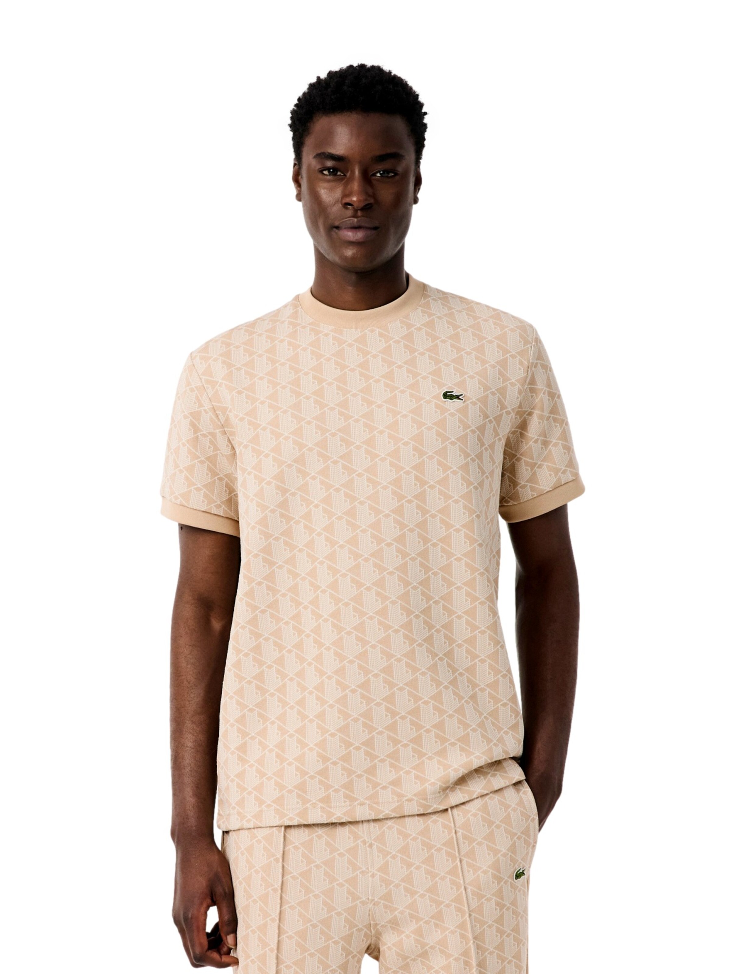 LACOSTE Shirt in Beige: front