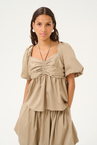 KAREN BY SIMONSEN Blouse 'KBVipse' in Beige: voorkant