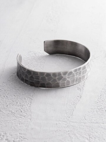 REYTEL - Pulsera 'INDEPENDENCE' en plata: frente