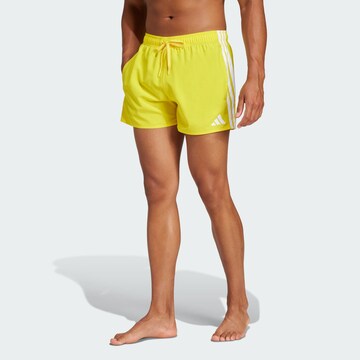 ADIDAS SPORTSWEAR Sports swimming trunks in Yellow: front