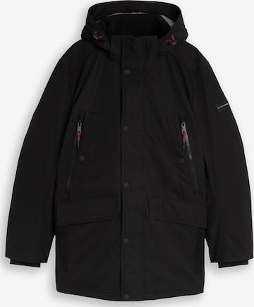 TOM TAILOR - Chaqueta funcional en negro: frente