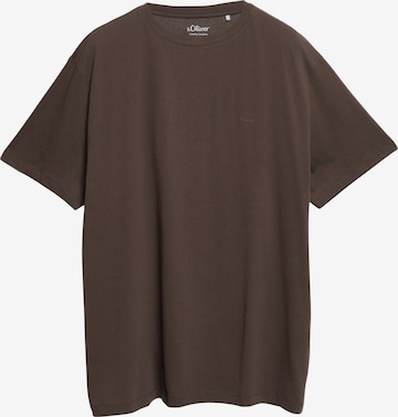 T-Shirt s.Oliver en marron : devant