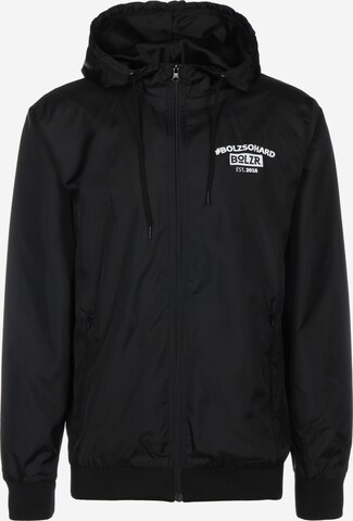 Bolzr Performance Jacket in Black: front