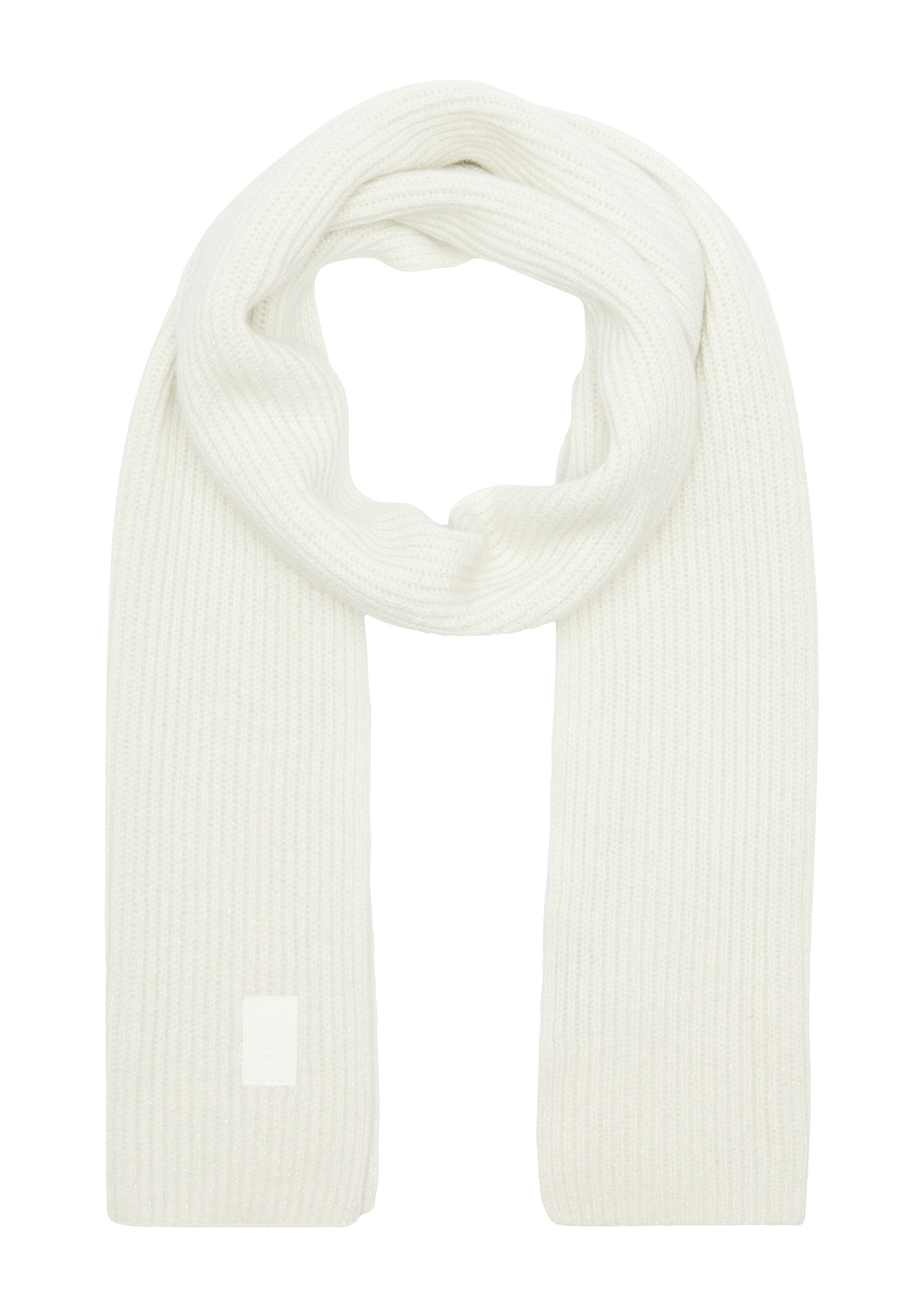 comma casual identity Schal in Weiß: Vorderseite