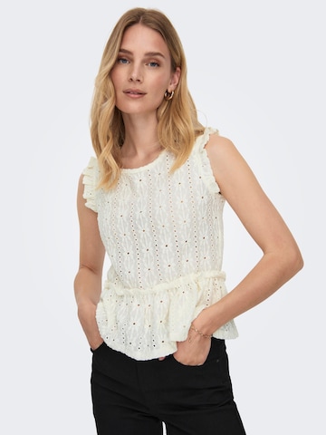 JDY - Blusa 'DEMI' en blanco: frente