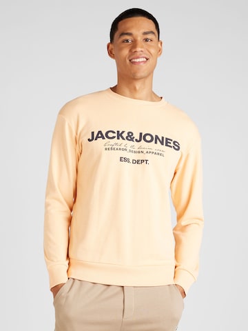 JACK & JONES Μπλούζα φούτερ 'GALE' σε πορτοκαλί: μπροστά