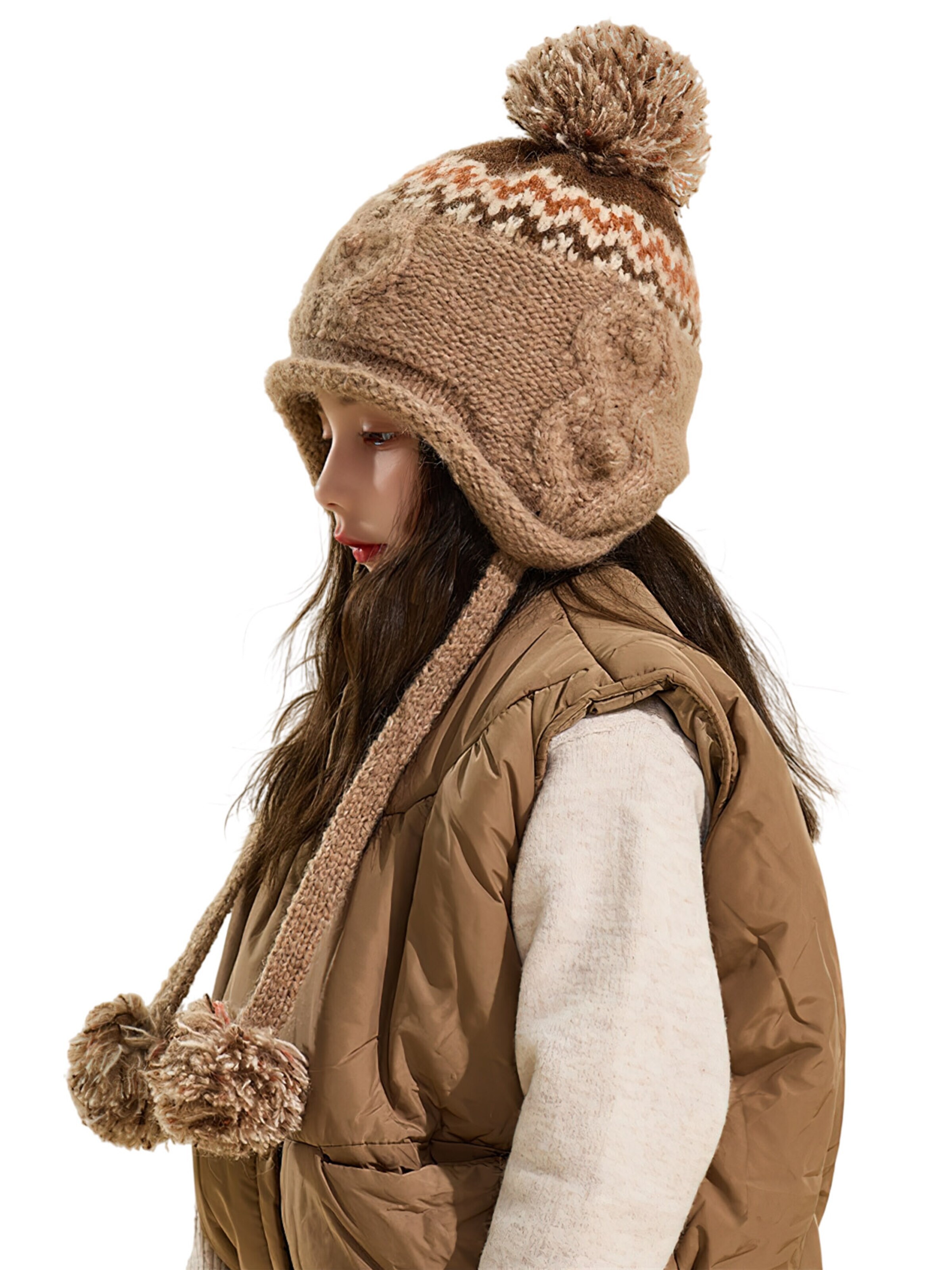 Magicshe Beanie in Brown
